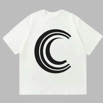 Clemori Unisex White Brand T-shirt