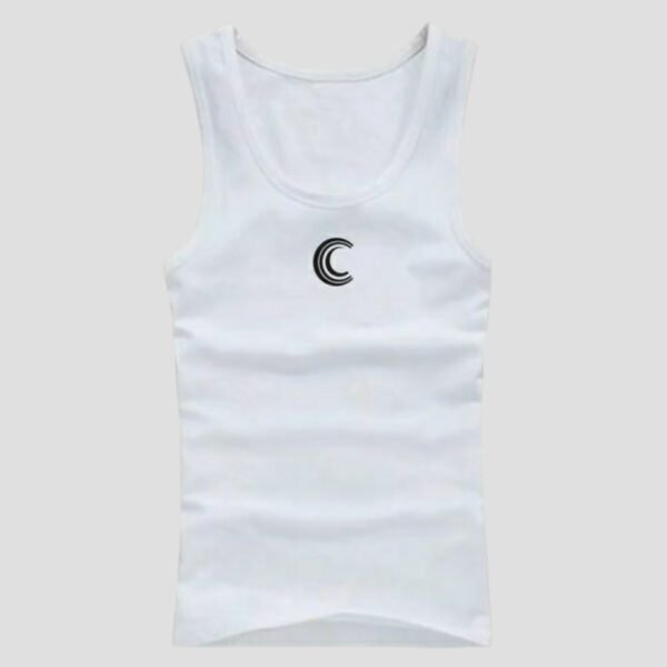 Clemori White Brand Tank-Top